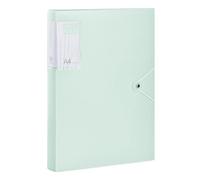 Portalistino A4 31x23cm, Quaderno Porta Fogli Trasparenti, Cartella Progetti per Presentazioni, Raccoglitore Documenti con 60 Tasche per Ufficio, Casa, Scuola (Verde)