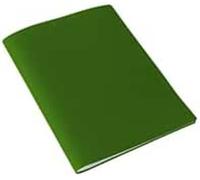 Portalistino A4 con copertina semirigida verde, 60 buste, conf. 12 pz
