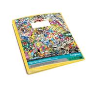 Portalistino A4 - Tasca personalizzabile 23,5x31 cm - per ufficio, scuola, casa - copertina e 30 buste in plastica GIALLO