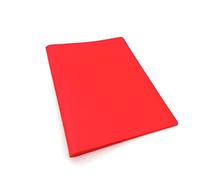 Portalistino Morbido da 40 Buste, Formato A4, Colore Rosso