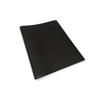 Portalistino Morbido da 60 Buste, Formato A4, Colore Nero