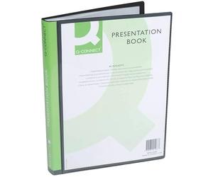 Portalistino personalizzabile Q-Connect A4 apertura superiore 40 buste KF01267