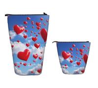 Portamatite Borsa Hearts In The Sky Astuccio Cartoleria Grande Capacità Astucci Portamatite Resistente Borsa Matite Per Studente, Teen, Collegio