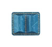 Portamatite con clip in pelle, a doppia fessura per giornali, notebook, clip