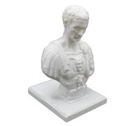 Portamatite da Scrivania a forma di Statua di Giulio Cesare, Scultura Giulio Cesare Portapenne Resina, Porta Penne per Scrivania, Organizzatore Scrivania per Penne, Decorazione per Casa e Ufficio