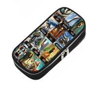 Portamatite e organizer per cancelleria per alunni della scuola primaria italiana Brainrot Astuccio Tralalero Tralala per bambini,Style 2