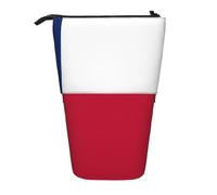 Portamatite espandibile con bandiera del Texas, tessuto Oxford multi-design, altezza regolabile, borsa cosmetica multiuso