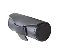 Portamatite in pelle - Balsamo per labbra cilindrico titolare donna | Custodia portatile rossetto compatto organizzatore rossetto elegante custodia per viaggiare come regalo, labbro compatto, Nero