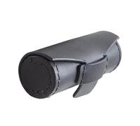 Portamatite per rossetto | Porta rossetto | Porta balsamo labbra | Borsa cilindrica per rossetto | Custodia per timbri in pelle | Porta balsamo per labbra | Borsa organizer da donna, Nero , vedi