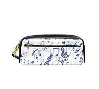 Portamatite Studenti Blue Color Music Notes Portapenne Astuccio Espandibile Astuccio Con Scomparti Cartoleria Organizer Per Scuola Adolescente Università