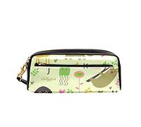 Portamatite Studenti Zoo Animals Alphabet Portapenne Astuccio Grande Capacità Borsa Per Matite Durevole Astuccio Portamatite Per Adolescente Ragazze Matite