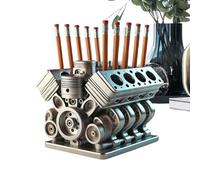 Portamatite - V8 -PEN - Organizzatore per matite da ufficio | creativi per la segnalazione degli ingranaggi, nuovo perno motore, supporto per cancelleria, regalo creativo per auto