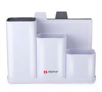 Portamensoli da Cucina 34x13x23 cm per Coltelli Posate con 2 Taglieri Alpina