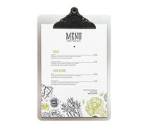 PORTA MENU' IN METALLO C/CLIP MC-CBA4-MT 33,2X22,8CM