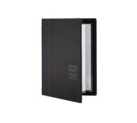 SecuritSecurit® Menu Protector A5 - Similpelle - Nero - Gamma fashion - 1 doppio inserto incluso - nero MC-TRA5-BL