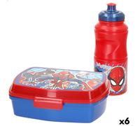 Portamerenda con Accessori Spider-Man Plastica 380 ml 17 x 5,5 x 13,5 cm [6 U