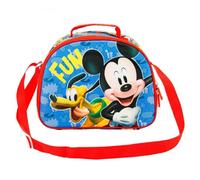 Portamerenda Porta Pranzo Porta Merenda 3D Topolino Blu 26 cm Karactermania