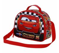 Disney Borsa porta merenda Cars 3 termica 3D Rosso Unisex Taglia unica