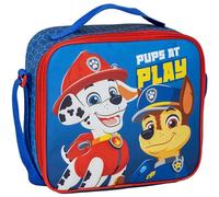 Portamerienda Termico della Paw Patrol - Colore Blu - 21,5 x 8,5 x 19 cm - Realizzato in Poliestere - Zaino Piccolo con Chiusura a Cerniera e Maniglia Regolabile - Prodotto Originale Progettato in