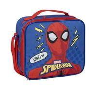 Portamerienda Termico di Spiderman - Colore blu - 21,5 x 8,5 x 19 cm - Realizzato in poliestere - Zaino piccolo con chiusura a cerniera e manico regolabile - Prodotto originale progettato in Spagna,