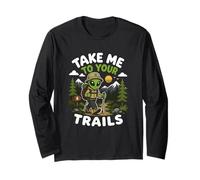 Portami ai Tuoi sentieri Escursionismo Alien Camping Backpacking UFO Maglia a Manica
