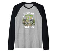 Portami ai Tuoi sentieri Escursionismo Alien Camping Backpacking UFO Maglia con Maniche Raglan