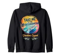 Portami al Mediterraneo Beach Lover Vacation Vibes Felpa con Cappuccio