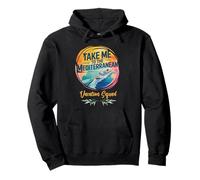 Portami al Mediterraneo Beach Lover Vacation Vibes Felpa con Cappuccio