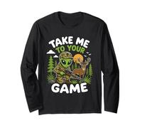 Portami al Tuo Gioco Caccia Alien Hunter UFO rapimento Maglia a Manica
