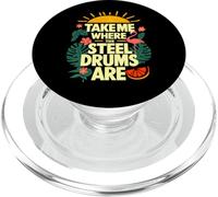 Portami dove sono i tamburi d'acciaio - Flamingo Reggae Summer PopSockets PopGrip per MagSafe