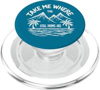 Portami dove sono i tamburi d'acciaio | Isole tropicali PopSockets PopGrip per MagSafe