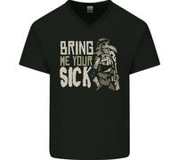 Portami Il Tuo Malato Dottore Della Peste Maglietta In Cotone A V