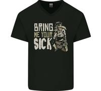Portami Il Tuo Malato Dottore Della Peste Maglietta In Cotone A V