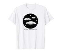 Portami Via da Qui (Alien UFO Graphic) Maglietta