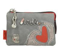 Portamonete 3 scomparti Alma - Design compatto e pratico | Chiusura lampo e tasca posteriore | Dimensioni: 12 x 8 x 4 cm, Vari