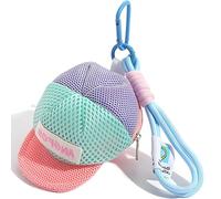 Portamonete a forma di cappello 2025 e mini sacchetto portachiavi, accessorio creativo per donne e uomini, contenitore portatile con cerniera e cinturino da polso, per cambiamento, rossetto