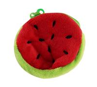 Portamonete a forma di frutta con clip a moschettone, in peluche, per riempire la calza della Befana, per bambini, ragazzi e ragazze, Anguria
