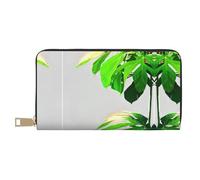 Portamonete a mano con foglie di banana sotto la luce, alla moda e versatile, può contenere telefoni cellulari, monete, chiavi