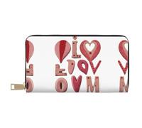 Portamonete a mano con lettere d'amore, alla moda e versatile, può contenere telefoni cellulari, monete, chiavi