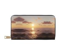 Portamonete a mano con luce sul livello del mare, alla moda e versatile, può contenere telefoni cellulari, monete, chiavi