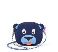 Affenzahn Marsupio per bambini all'asilo, Orso - Blu scuro, taglia unica, Taschino sul petto