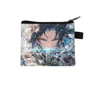 Portamonete Anime Kamado Nezuko/Agatsuma Zenitsu/Hashibira Inosuke Borsa portamonete Cartoon Kamado Tanjiro Portafoglio Storage Organizer Bag to Cards Monete Piccoli Portafogli, Tipo 19, 13.5 x 11CM,