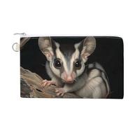 Portamonete australiano Sugar Glider, alla moda, in tela, portatile, per uomini e donne, Stile:, Taglia unica, Portamonete