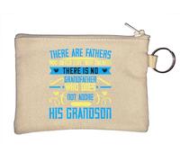 Portamonete beige con scritta "There are Fathers who do not love their children slogan Key Chain, Beige, Taglia unica