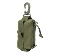 portamonete - Borsa compatta porta carte | Portamonete portatile per chiavi, cuffie, moneta di carta, borsa per esterni E DC per viaggi, borsa mimetica per tutti i giorni, Verde militare, vedi