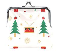 Portamonete & Borsa in pelle con simpatico lucchetto da bacio, simpatico giocattolo da vacanza, soldato, portafogli bianchi, portafogli per monete, soldato carino per vacanze, bianco, classico