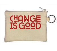 Portamonete Change is Good Portachiavi Beige
