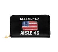 Portamonete Clean Up On Aisle 46 Piccolo Portafoglio Elegante Porta Monete Carino Clutch Piccolo Borsa Per Donna, Uomo, Figlia