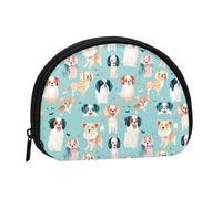 Portamonete colorato a forma di cane, grazioso mini portamonete da donna, piccolo portamonete
