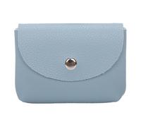 Portamonete Compatta, Borsa in Pelle Mini Portafoglio con Cerniera in Pu Litchi, Portamonete Portatile | Piccole Tasche da Donna Carta di Credito Identificazione Chiave, Casq, Blu cielo., Se référer